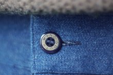 他の写真1: "hobiller" 無地  コットン デニム パンツ /w70cm [20418]