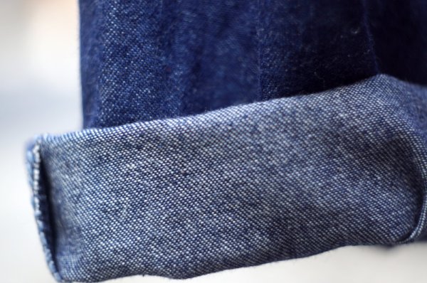 画像8: "hobiller" 無地  コットン デニム パンツ /w70cm [20418]