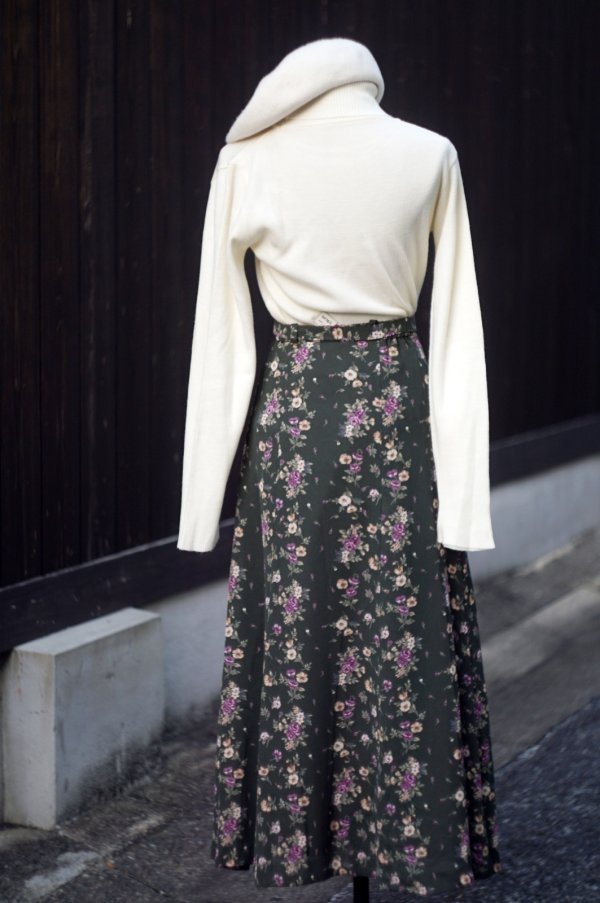 画像5: ”CURTISSTRANGE” アイボリー ウール混 無地 ニット タートルネック[20420]