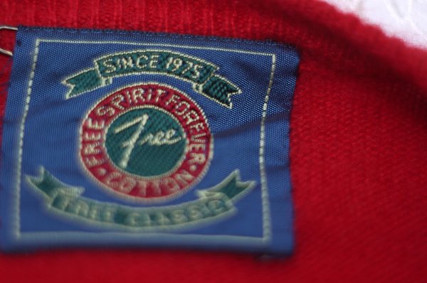 画像7: ”The Blue” 無地 ウール混 ボルドー赤 ニット カーディガン [20455]