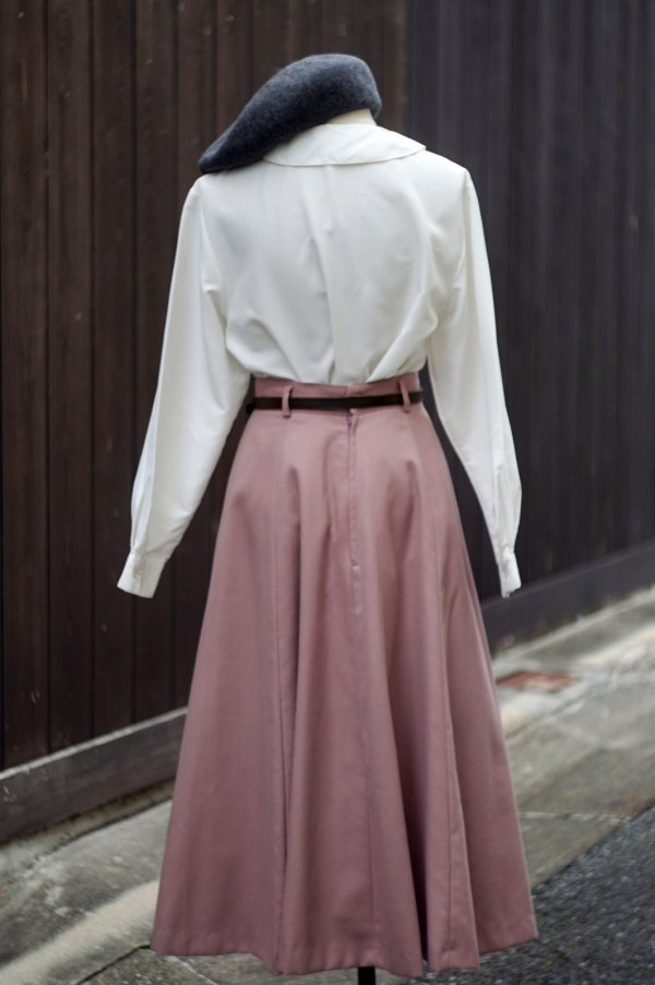 画像8: ”orvi” 白 長袖 ブラウス レギュラーカラー 丸襟 猫 [20491]