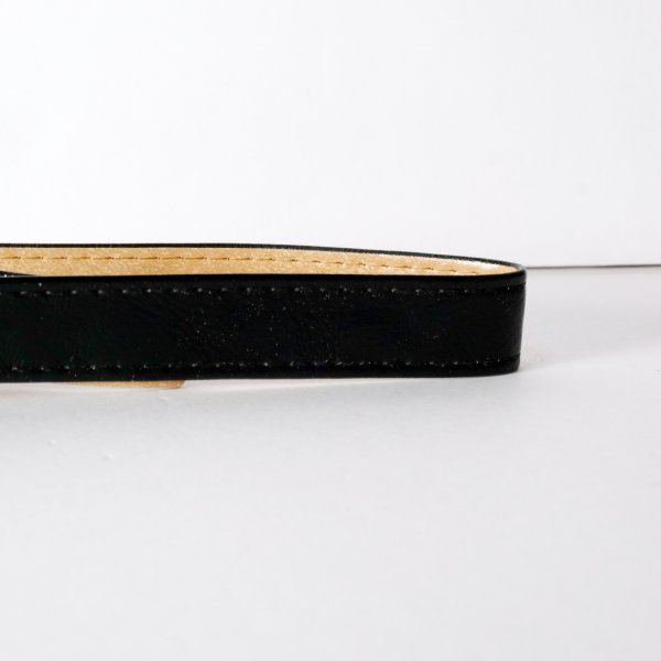 画像3: 無地 黒系 アンティークベルト[20477]
