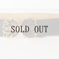 無地 ブラウン系 アンティークベルト 合皮 [20478]