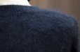 画像4: ”Angora” 黒 アンゴラ混 無地 ニット ラウンドネック[20505] (4)
