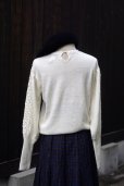 画像7: ”BROWNSTONE STUDIO” 無地 白系 ニット セーター ラウンドネック [20510] (7)