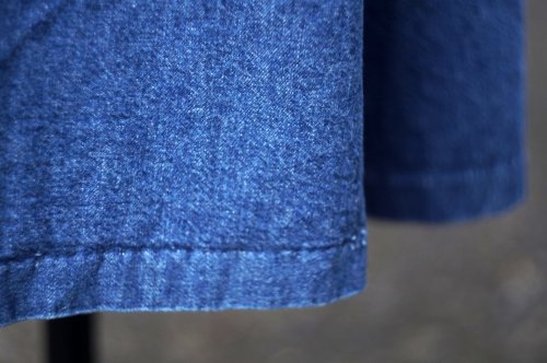 他の写真1: US製 デニム スカート フレア 前開き w66cm[20511]