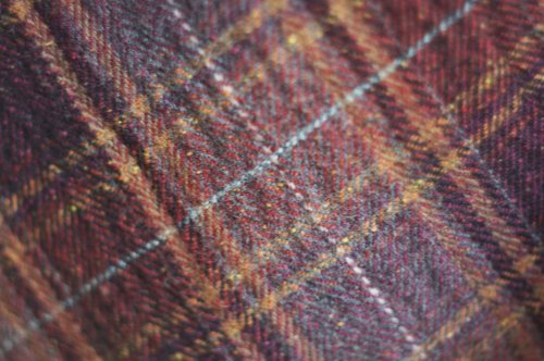 他の写真1: "CHAVARIE" チェック柄  ピンク系  スカート セミタイト w67cm[20527]