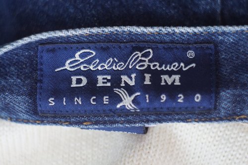 他の写真1: "Eddie Bauer" デニム スカート タイト ひざ丈 w65cm[20540]
