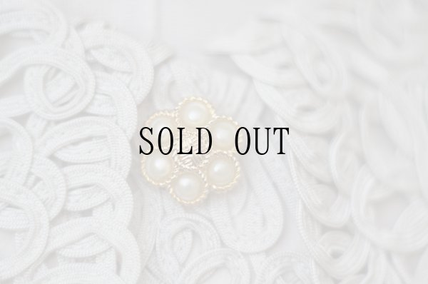 画像4: "Hana no blouse" 無地 グレー系 長袖 ブラウス 比翼 レース襟[20519]