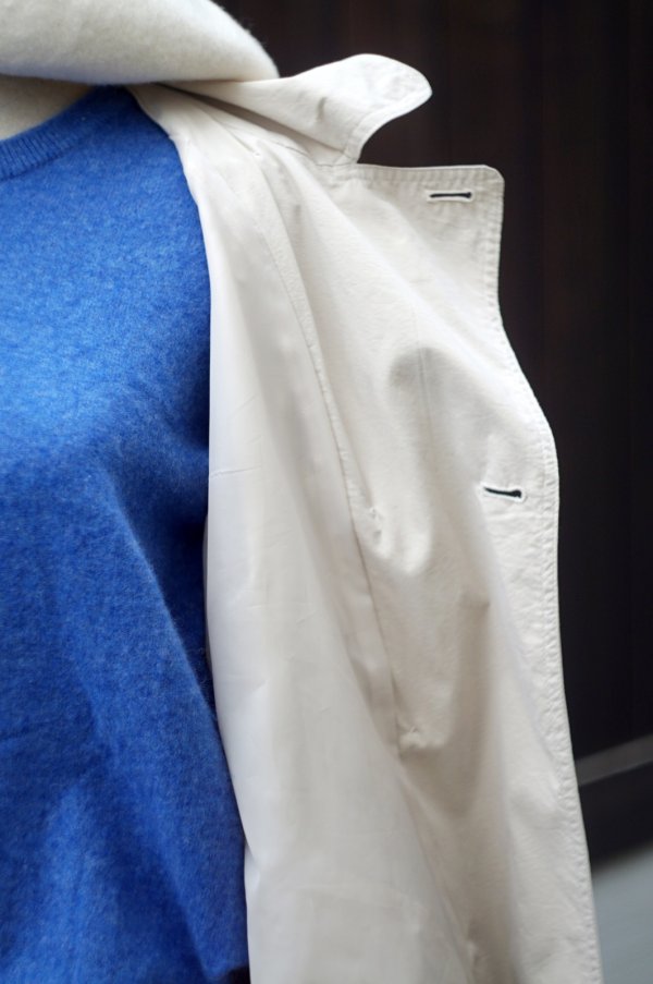 画像12: ”Jenifer Leed” ベージュ系  無地  トレンチコート ダブルボタン ベルト付き[20549]