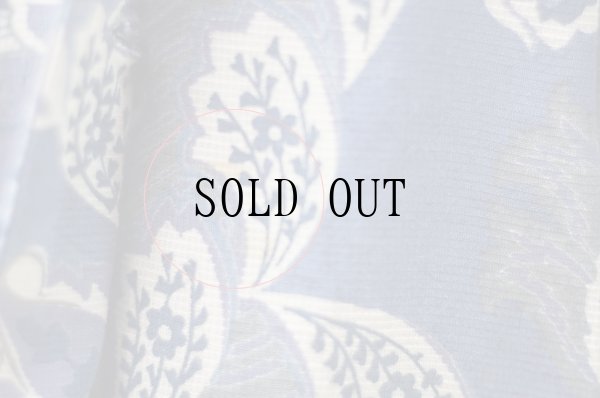 画像15: "Burberrys" エスニック 花柄 半袖 レーヨン レトロワンピース オープンカラー[20053]