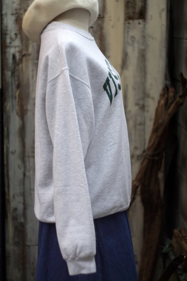 画像2: "JERZEES" US製 コットン混 グレー スウェット トップス  ロゴ[20547]