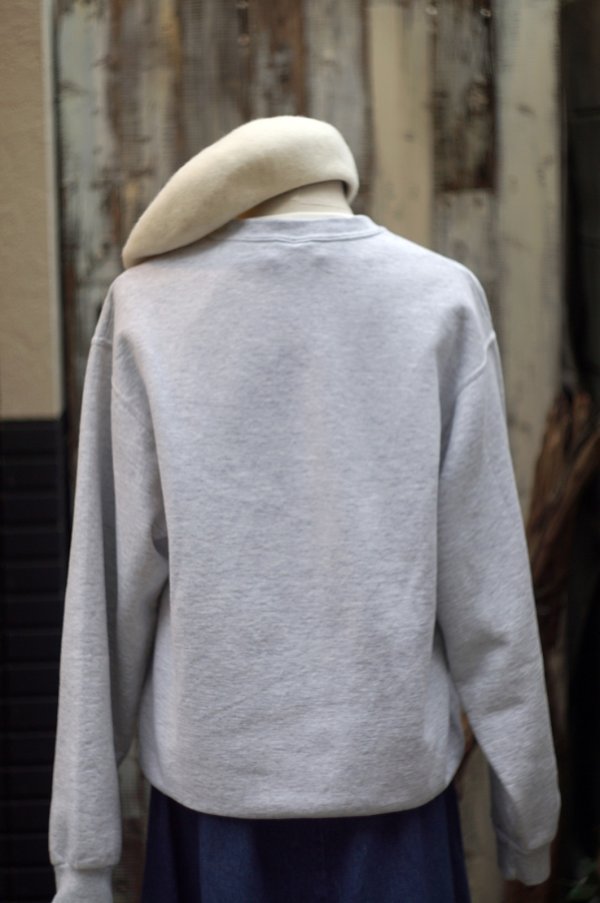 画像4: "JERZEES" US製 コットン混 グレー スウェット トップス  ロゴ[20547]