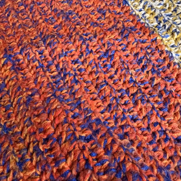 画像8: マルチカラー ニット ラグ カバー 200×190cm WEB限定[19310]