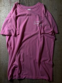 ”brooklynn's” ピンク×白 半袖 プリント Tシャツ [17292]