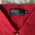 画像5: ”Polo by Ralph Lauren” 無地 赤 半袖 ポロシャツ[18695]