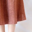 画像7: ピンク系 ツイード スカート フレア/w61cm[42224]