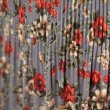 画像7: 花柄 ブルーグレー系 スカート プリーツ フレア /w61cm  [12442]