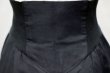 画像6: 無地 ブラック スカート フレア ハイウエスト w/62cm [16786]
