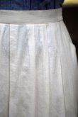 画像5: 無地 白 スカート フレア w/65cm [17213]