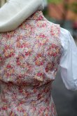 画像11: “laura ashley”花柄 ピンク ジャンパースカート テーラードカラー ボタン[17506]