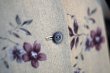 画像7: 花柄 ベージュ ジャンパースカート Uネック  ボタン[17574]