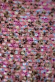 画像8: ピンク系 花柄 長袖 レトロワンピース  ウエストゴム ノーカラー[15306]
