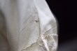 画像6: 無地 生成り半袖 シルク ブラウス オープンカラー スワトウ刺繍[15211]