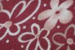 画像8: 花柄 赤 半袖 レトロワンピース レギュラーカラー[18513]