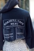 画像4: 黒 半袖 ビンテージ ROADKILLCAFE プリント Tシャツ[18762]