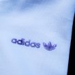 画像6: "adidas" 水色×ネイビー×白 長袖 トラックジャケット ジャージ ポケット ３本ライン [19035]