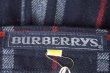 画像6: "BURBERRYS" タータンチェック柄 ネイビー ウール キルトスカート 巻き w63cm[19166]