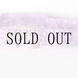 画像: 総柄 パープル系 アンティークベルト[19460]