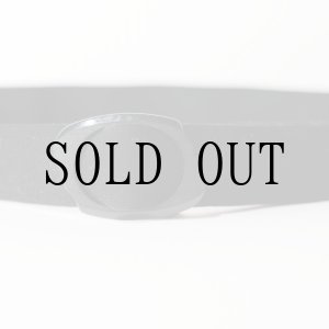 画像: 黒 オーバル ベルト[19537]