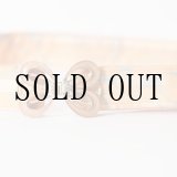 画像: オレンジ×グレー 金具 アンティークベルト[19627]