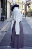 画像8: "Johanna" 無地 白 長袖 ブラウス レギュラーカラー 刺繍 胸ポケット 比翼[19796]