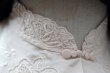 画像6: "水仙花"" ベージュ  半袖 チャイナ ブラウス スワトウ刺繍[19858]