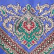 画像3: ペイズリー柄 青系 シルク スカーフ 72cm×72cm[19908]