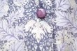 画像4: "Victoria＆Albert Museum" グレー系 ウィリアムモリス柄 半袖  ブラウス 丸襟 [20004]