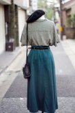 画像6: "STYLES TO GO"  コットン グリーン スカート フレア w68cm[20030]