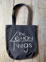 画像: "The Lemon Twigs" バンド logo 黒 トートバッグ[20204]