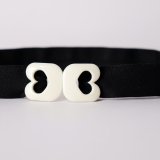 画像: 無地 黒系 アンティークベルト[20210]