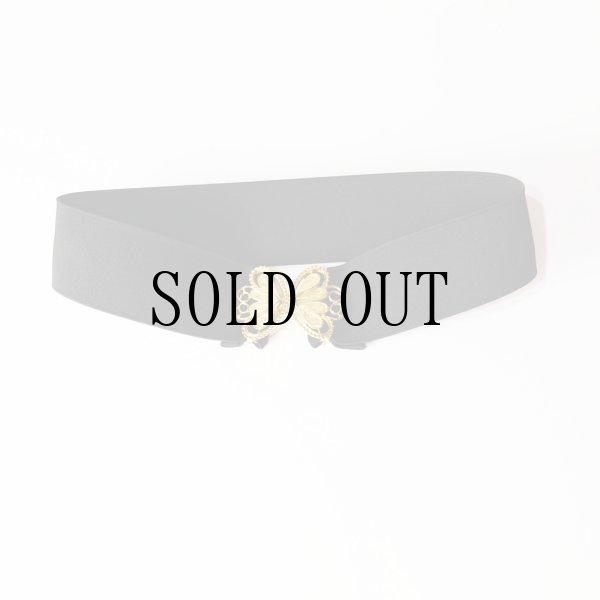 画像5: 無地 黒系 アンティークベルト[20211]