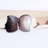 画像: 総柄 ブラウン系 アンティークベルト[20248]