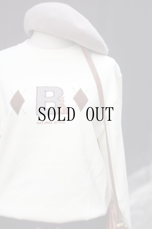 画像2: 白 うさぎ スウェット トップス [20361]