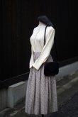 画像7: マルチカラー 小花柄 フレア スカート w65cm[20354]