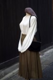 画像10: "SAISON DE ELE" 無地 白 長袖 ブラウス レギュラーカラー レース[20359]