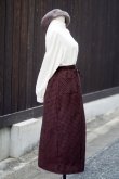 画像7: マルチカラー チェック柄  スカート 腰リボン w70cm[20365]