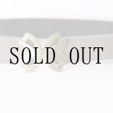 画像: 無地 カーキ系 アンティークベルト[20389]