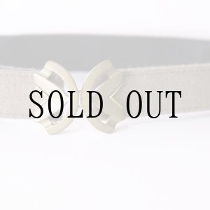 画像: 無地 カーキ系 アンティークベルト[20389]